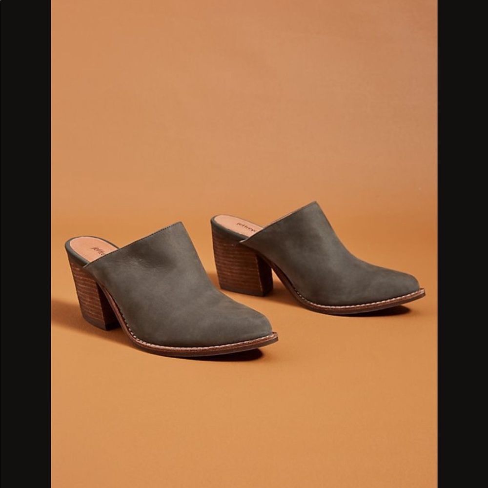 Jeffrey Campbell Favela block heel clog/mules